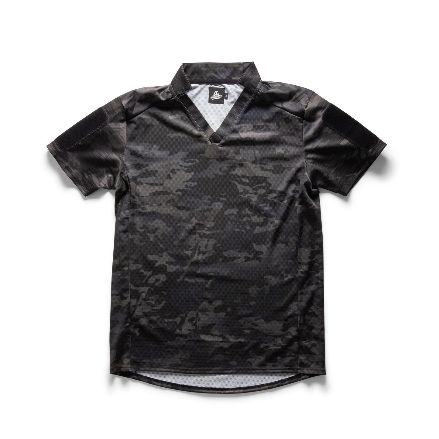 Black Camo Field Rugby S/S