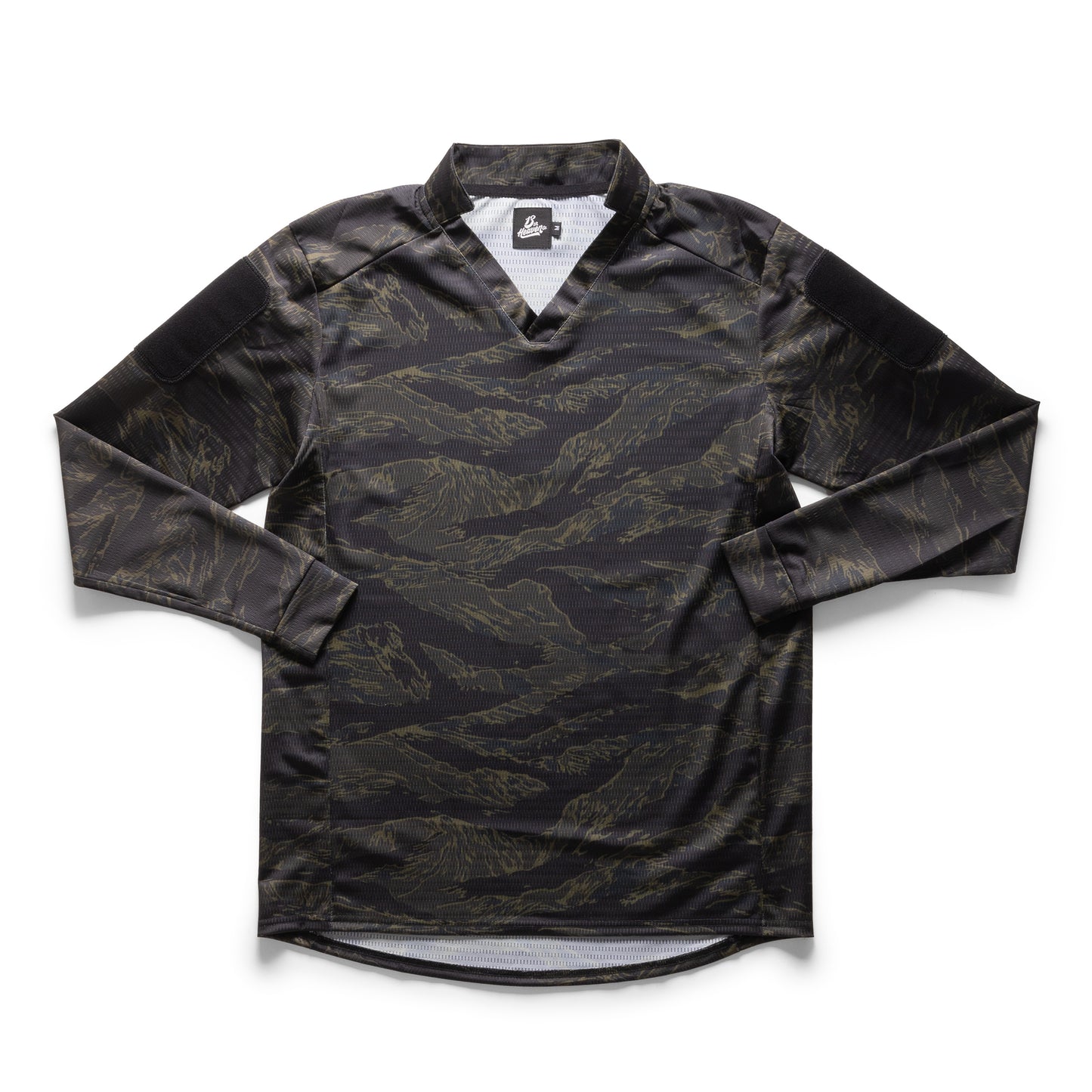 Night Tiger Stripe Field Rugby L/S