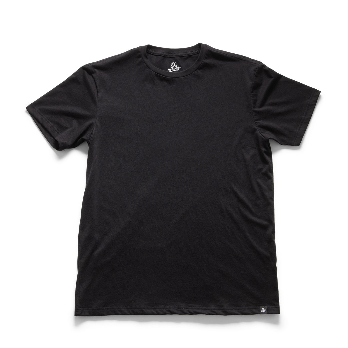The Sport Tee - Black | Minimalist Athletic Fit | 13th Heaven