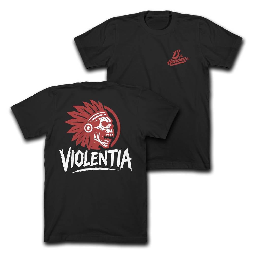 Black VIOLENTIA Warrior T-Shirt
