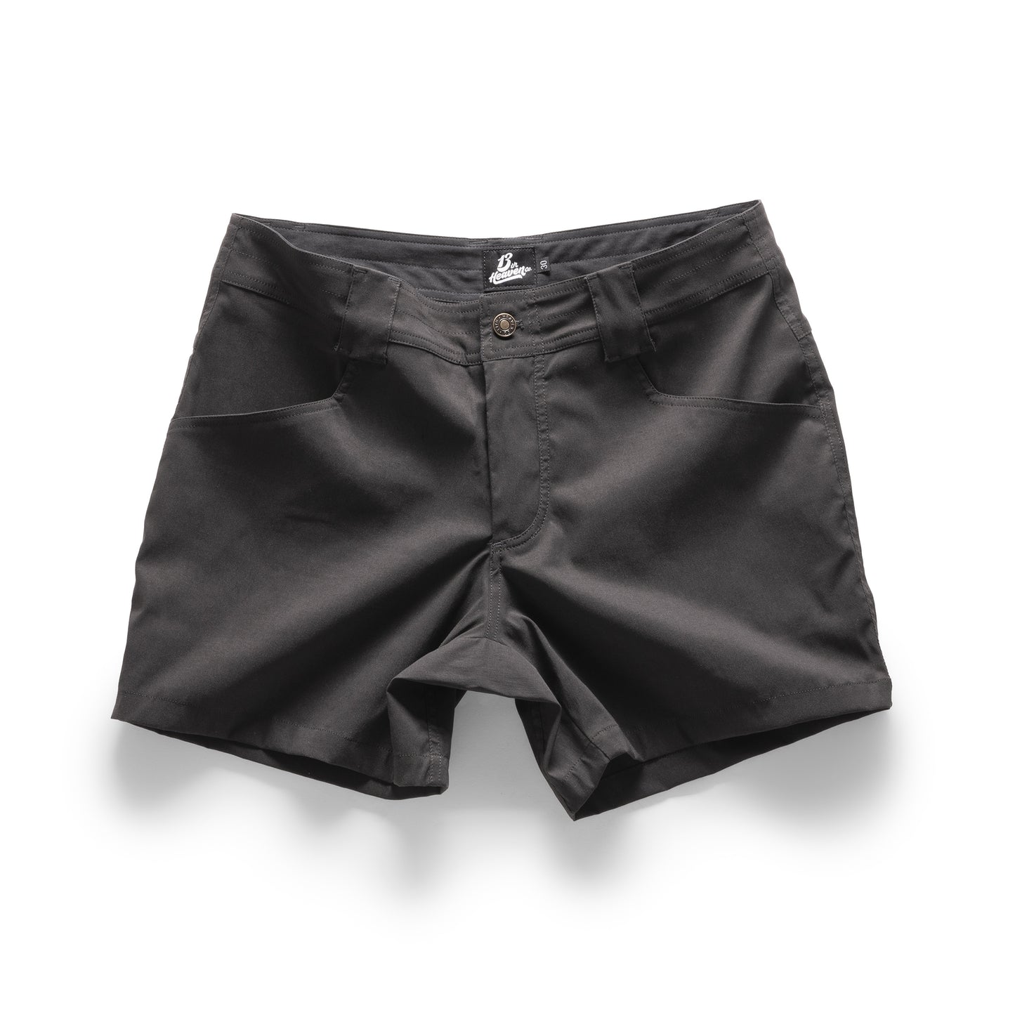 Charcoal 5 inch Gentleman's Chino athletic technical chino shorts