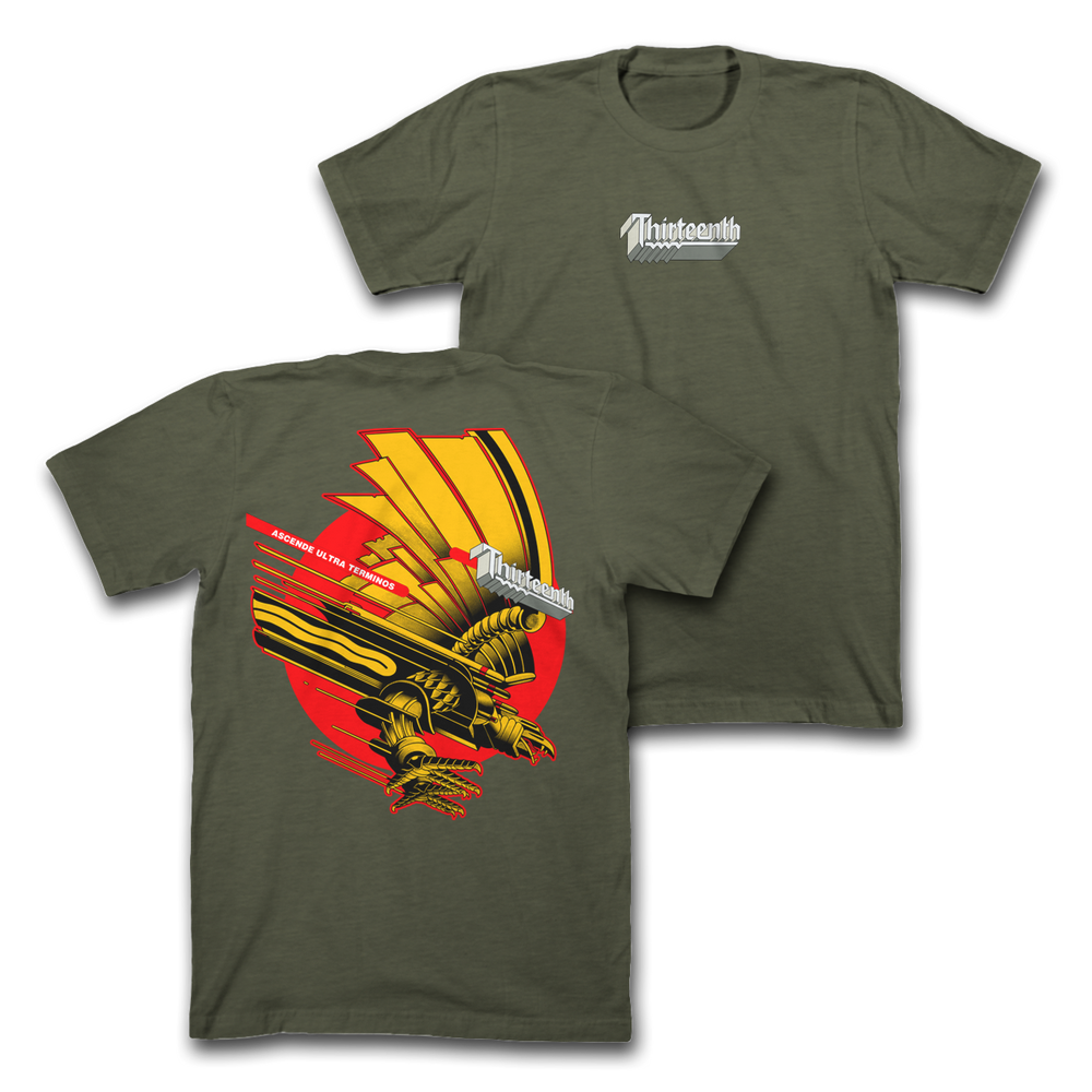 Screaming Eagle T-Shirt - Mil Green