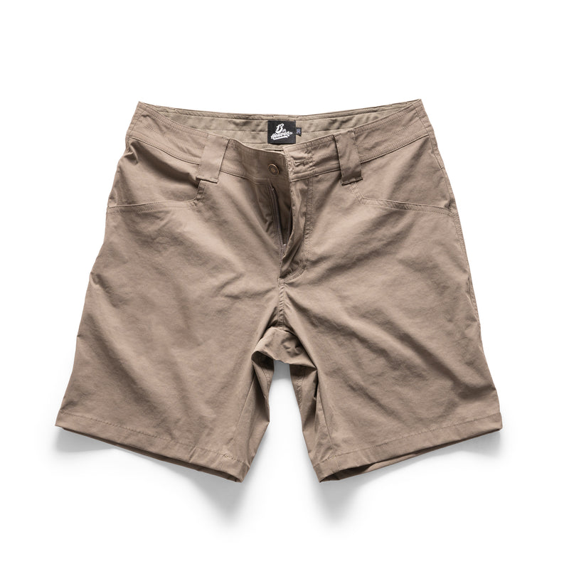 Crocodile 9 inch Gentleman's Chino technical chino shorts with zip rear pockets
