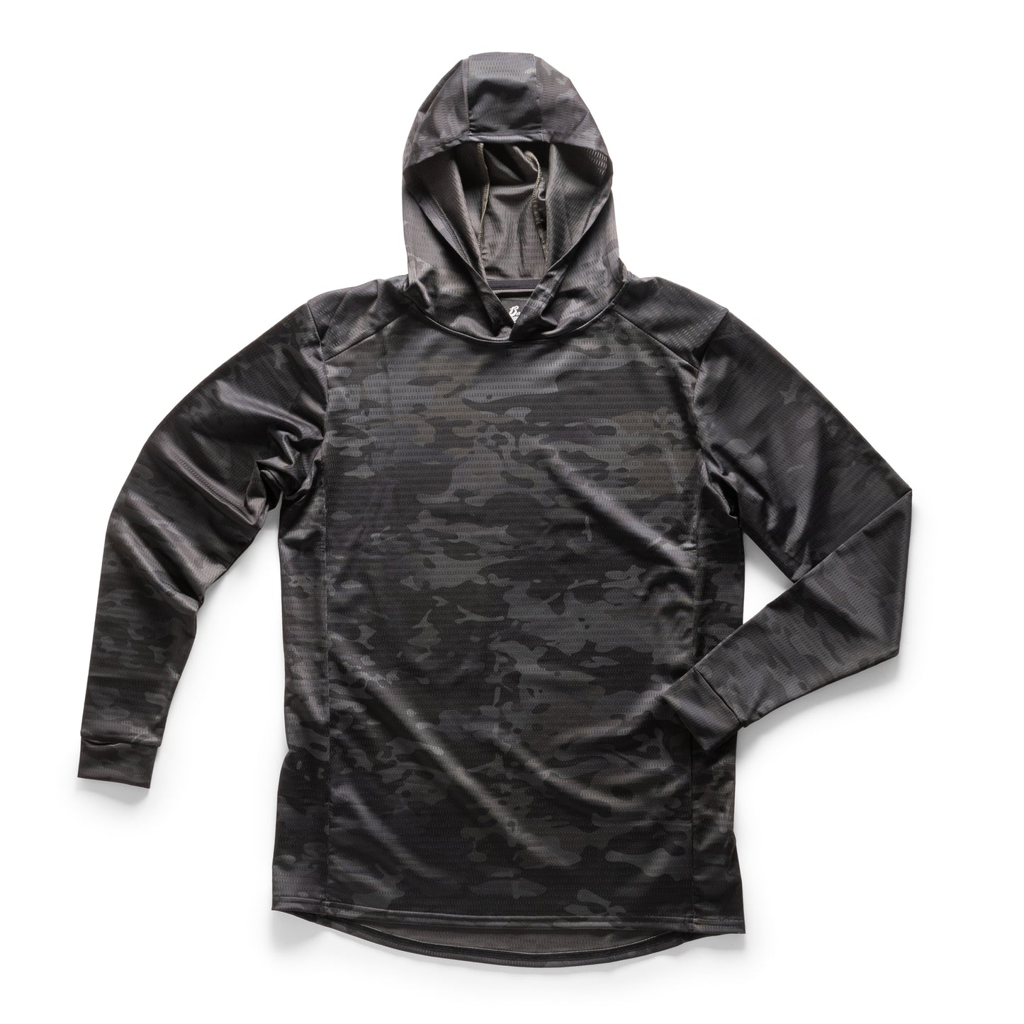 Black Camo Slick Field Rugby Hooded