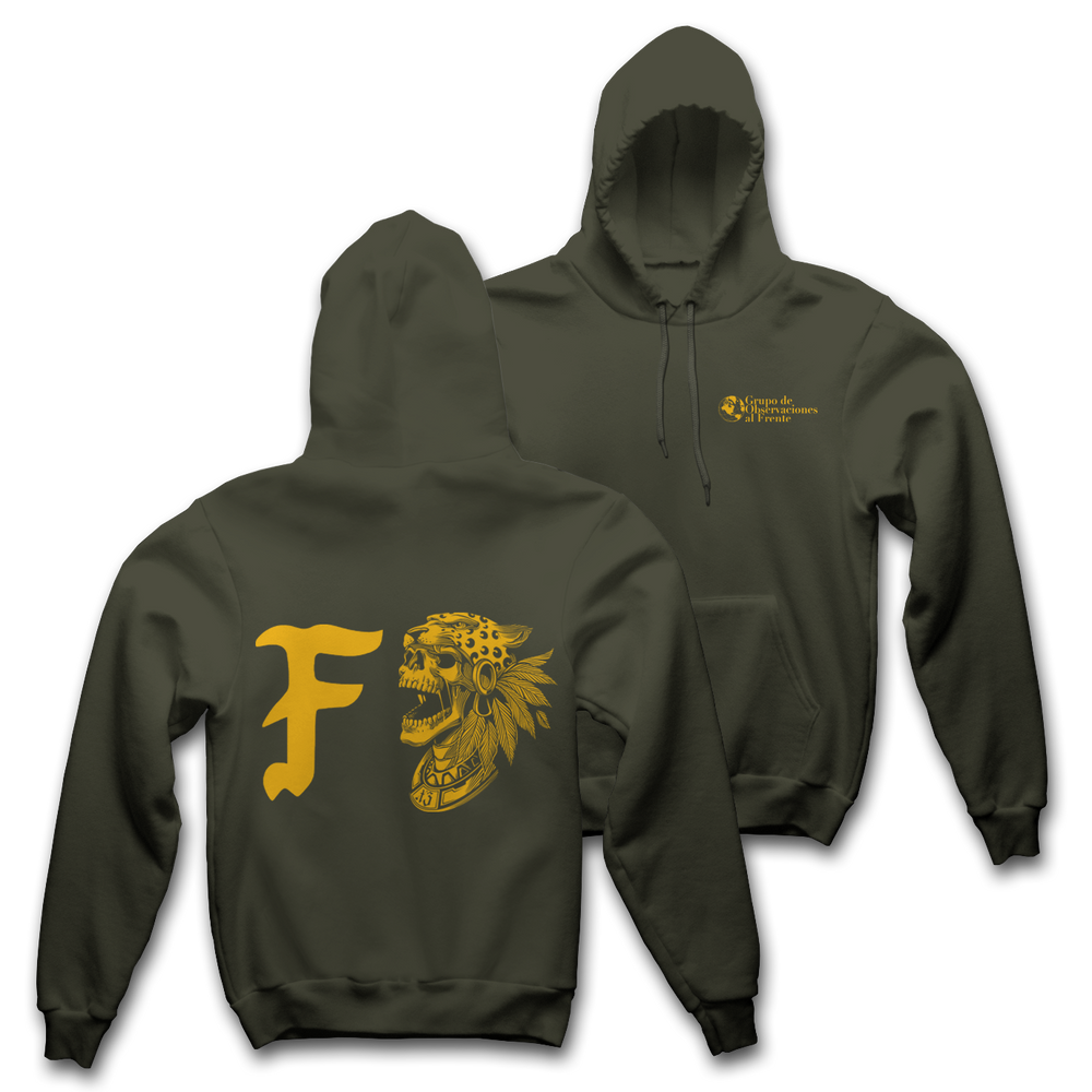 Grupo FOG x Trece Hoodie - Mil Green **PRE ORDER**