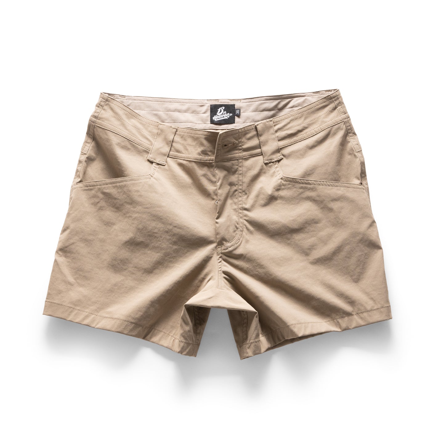 Sand 5 inch Gentleman's Chino warm neutral technical chino shorts