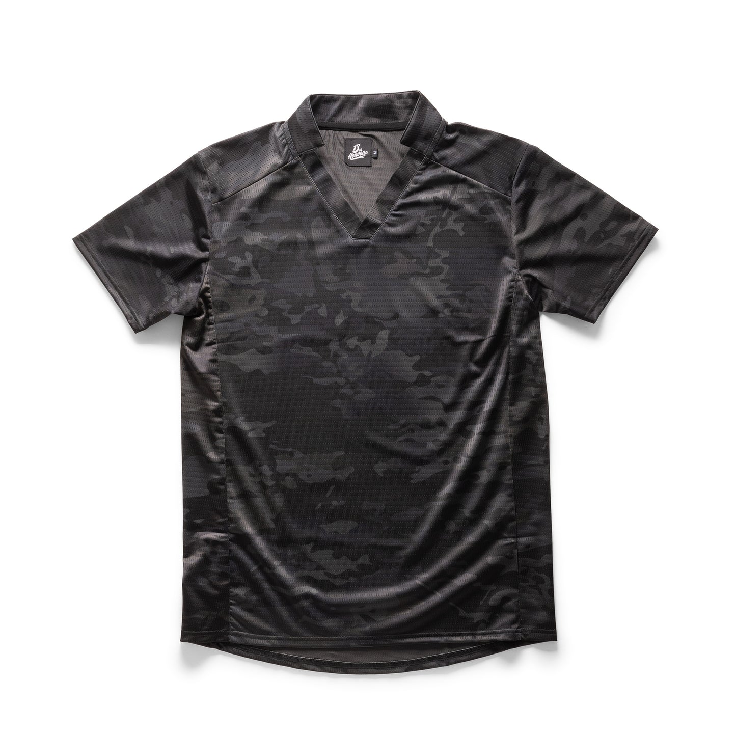 Black Camo Slick Field Rugby S/S