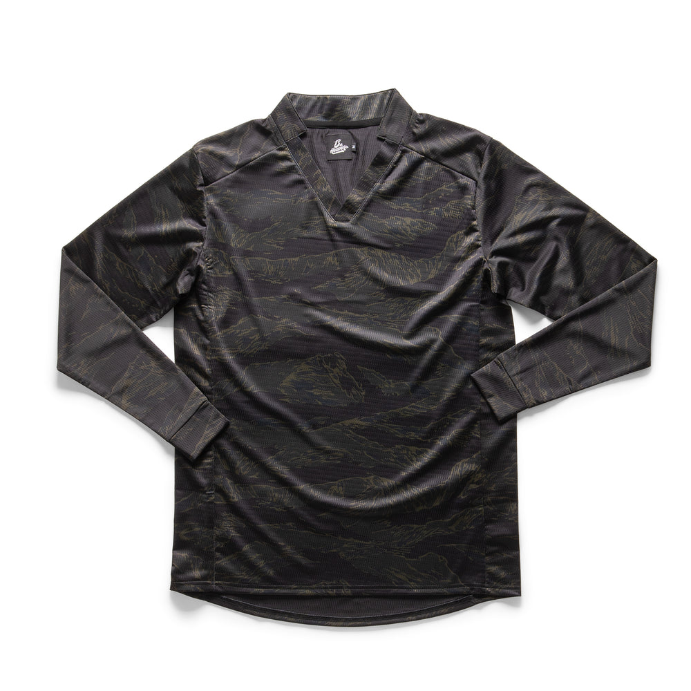 Black Tiger Stripe Slick Field Rugby L/S – 13th Heaven Co.
