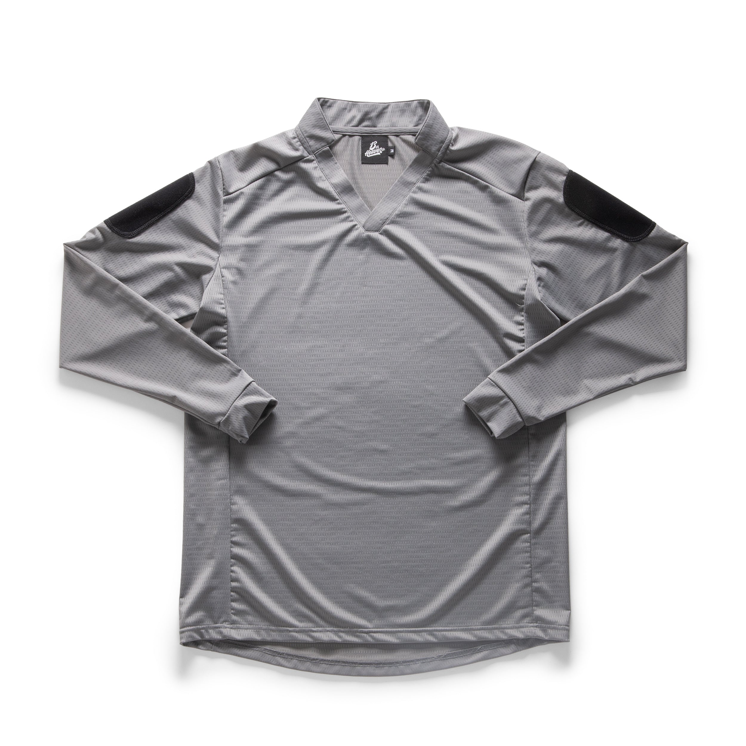 DEEP NECK WIDE RUGBY SHIRT グレー 8D7C7A9F-F64C-4922-B158-