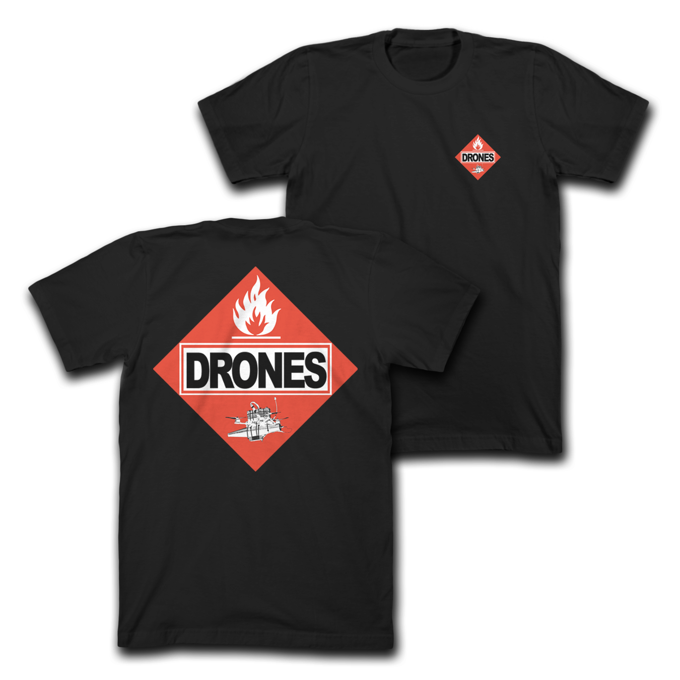 DRONES Brigade Heavyweight short sleeve t-shirt by 13th Heaven Co.