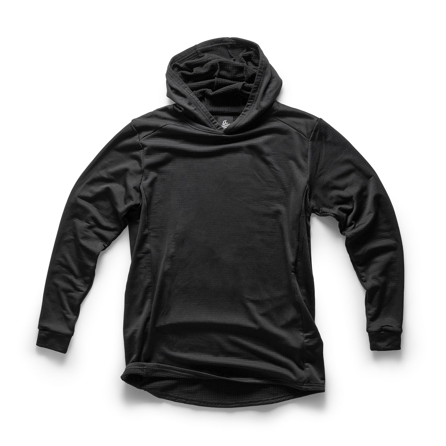 
                  
                    Slick Black CW Field Rugby Hooded cold weather top with clean shoulders, no velcro panels
                  
                