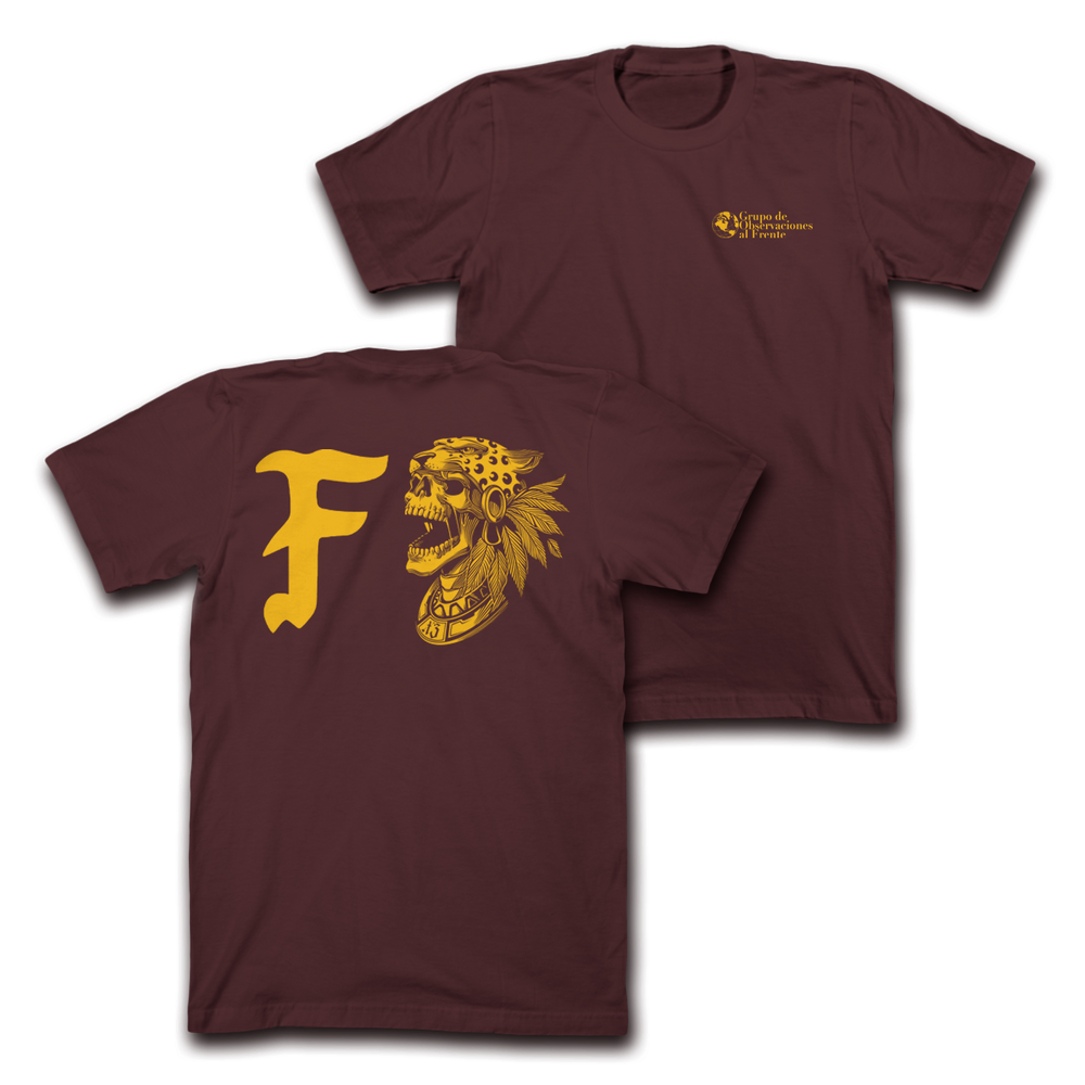 Grupo FOG x Trece T-Shirt - Maroon/Gold **PRE ORDER**