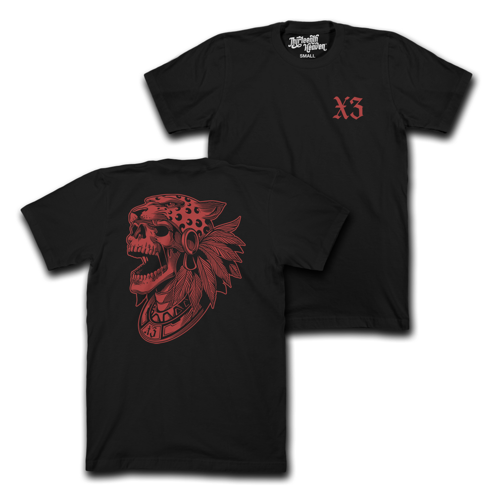 Trece Warrior T-Shirt - Black/Red