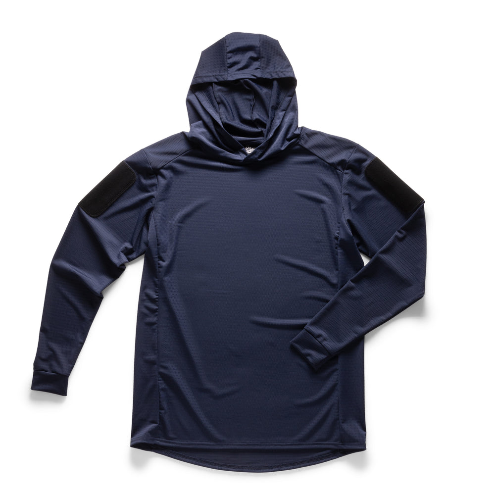 Navy Blue Field Rugby Hooded