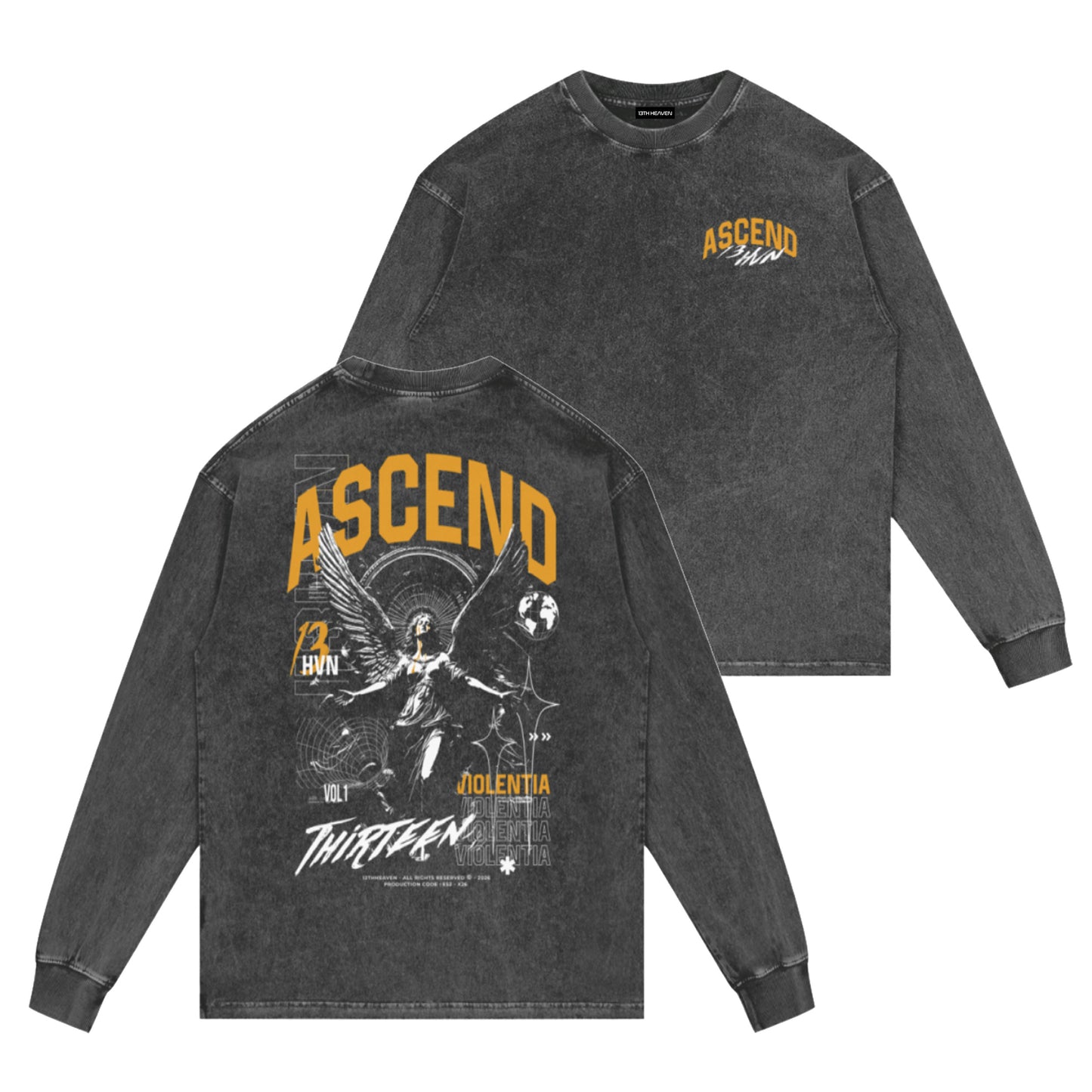
                  
                    Seraph Acid Wash Oversize Long Sleeve T-Shirt
                  
                