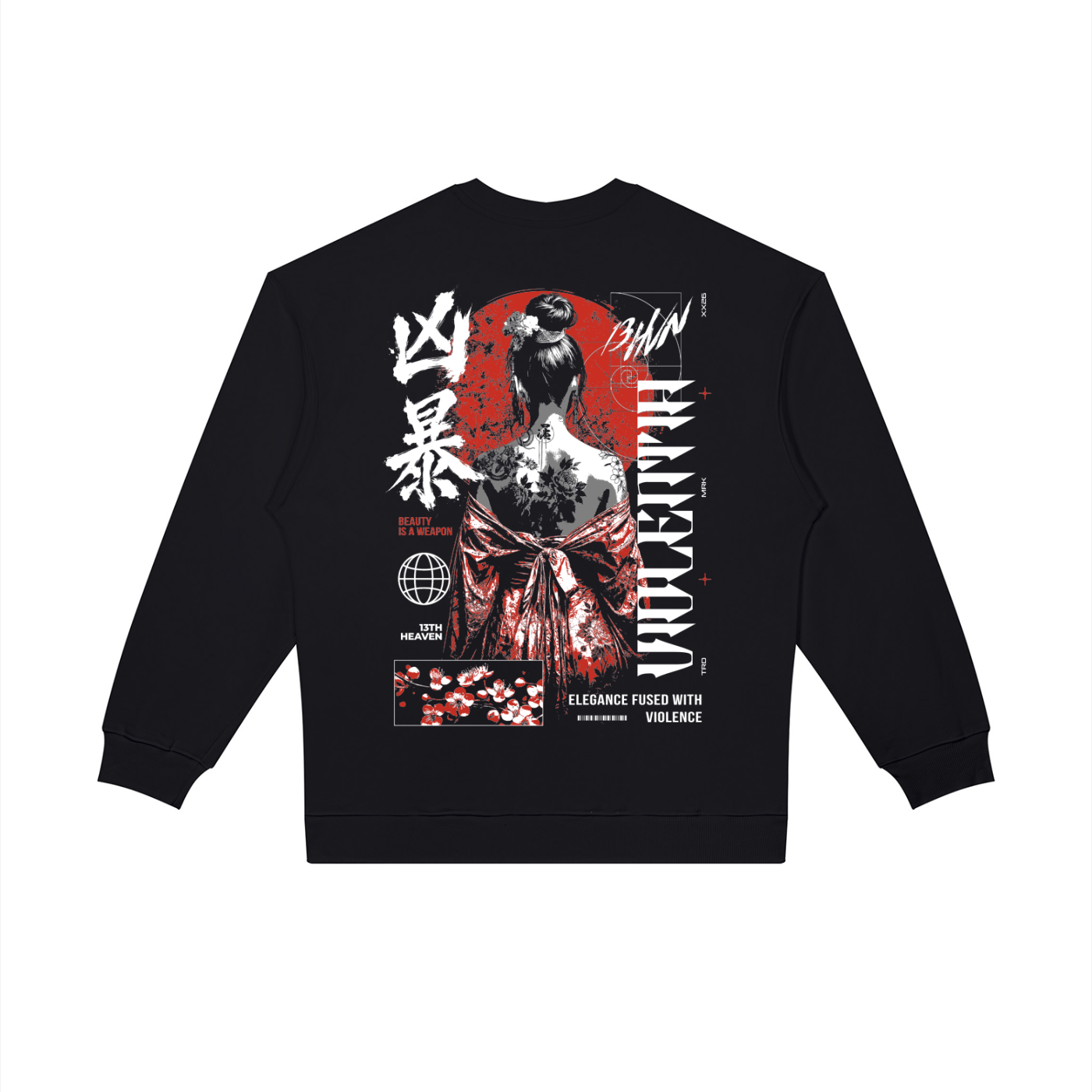 
                  
                    Fused Elegance Oversized Crewneck Sweatshirt
                  
                