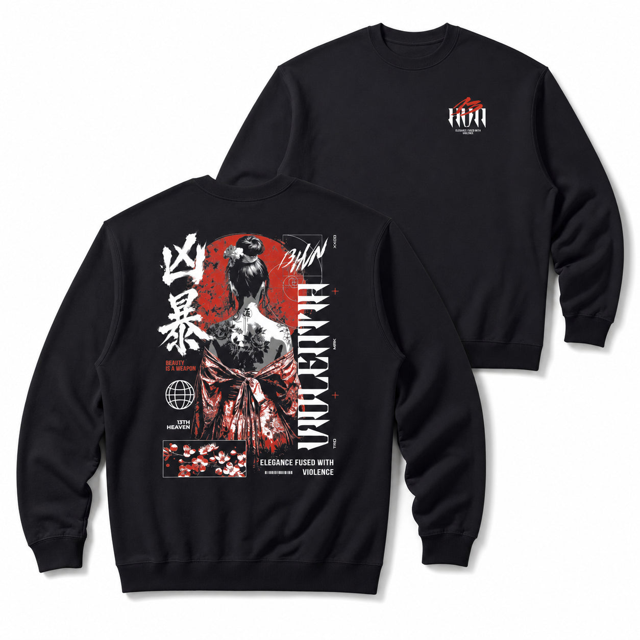 
                  
                    Fused Elegance Oversized Crewneck Sweatshirt
                  
                